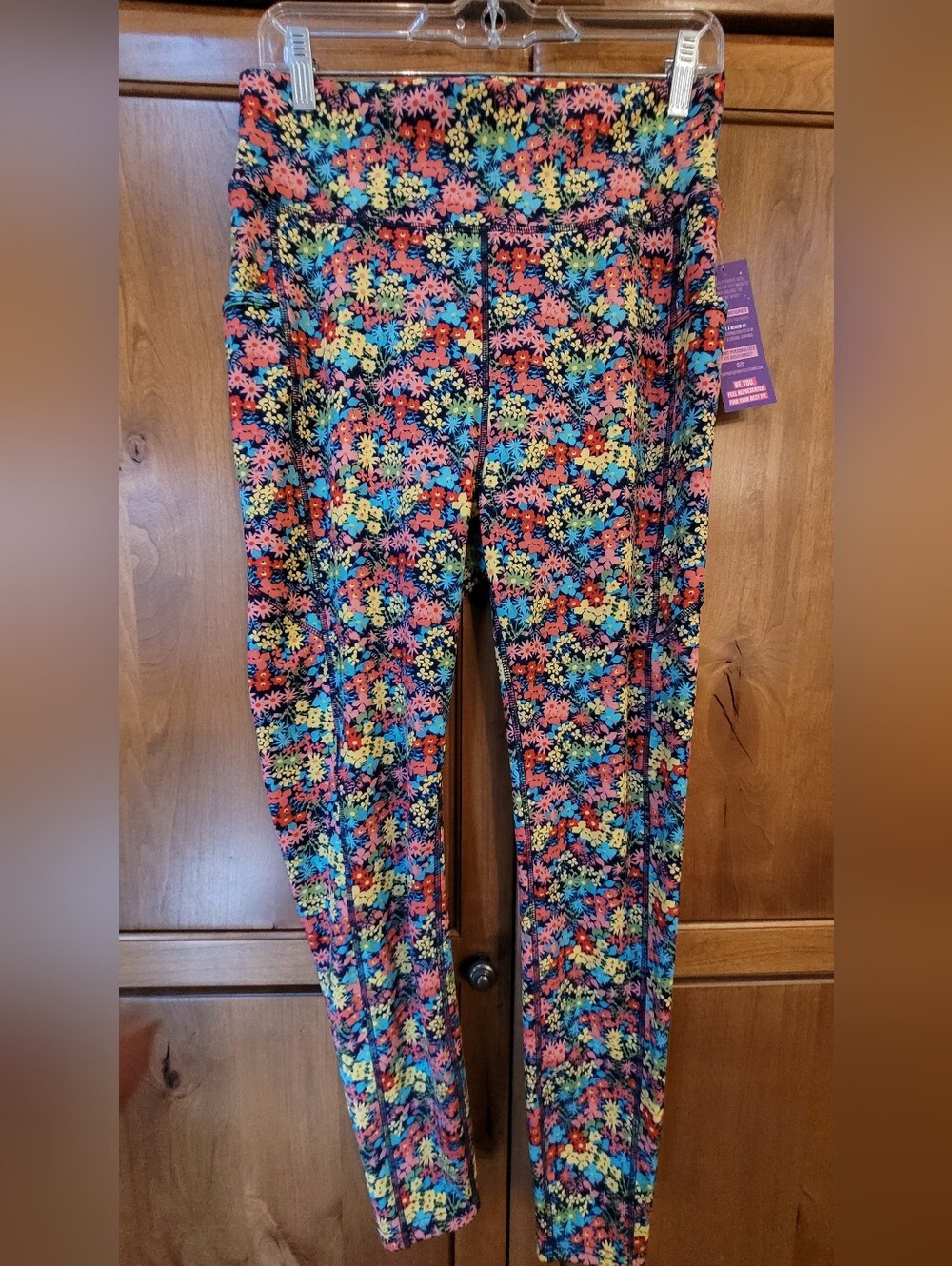 NWT | POP Fit Backstage Leggings Flower Hour Floral Print